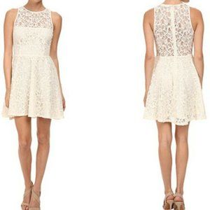 BB Dakota Ivory Lace Sleeveless Dress